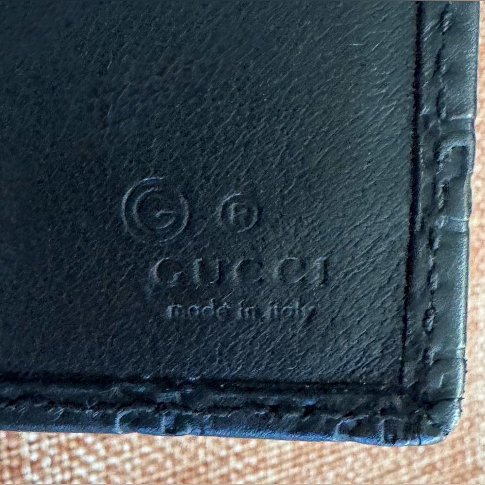 Gucci Microguccissima Embossed Black Continental Leather Wallet — FULL INCLUSION - Picture 4 of 9